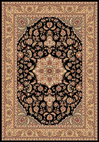 Kas Clearance Cambridge 7327 Black Rug