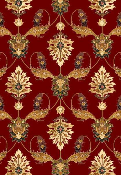 Kas Clearance Cambridge 7364 Red Rug