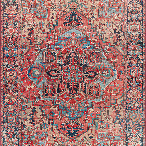 surya iris irs 2310 bright red rug