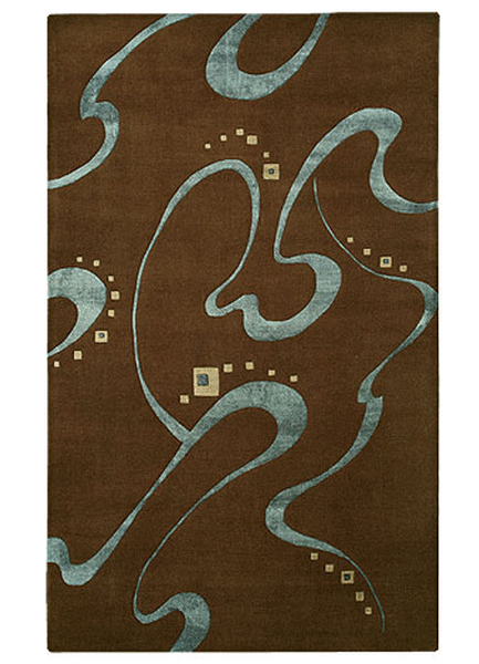 Delos, Inc. Intrepid 74202 Brown Rug