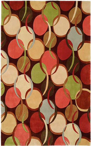 HRI South Beach 7741B Brown Rug