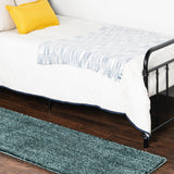 unique loom jill zarin shaggy chic shaggy rosemary green rug