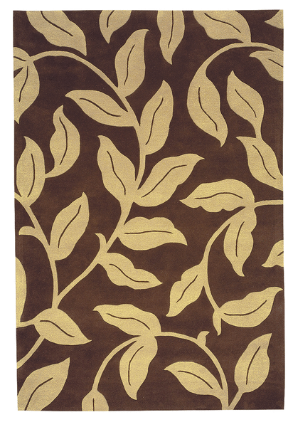 Delos, Inc. Bloom 81415 Espresso Rug