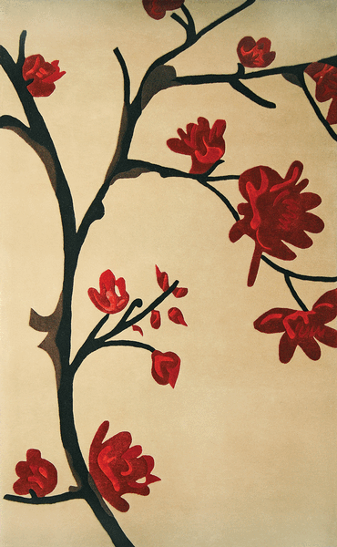 Delos, Inc. Bloom 81601 Khaki Rug