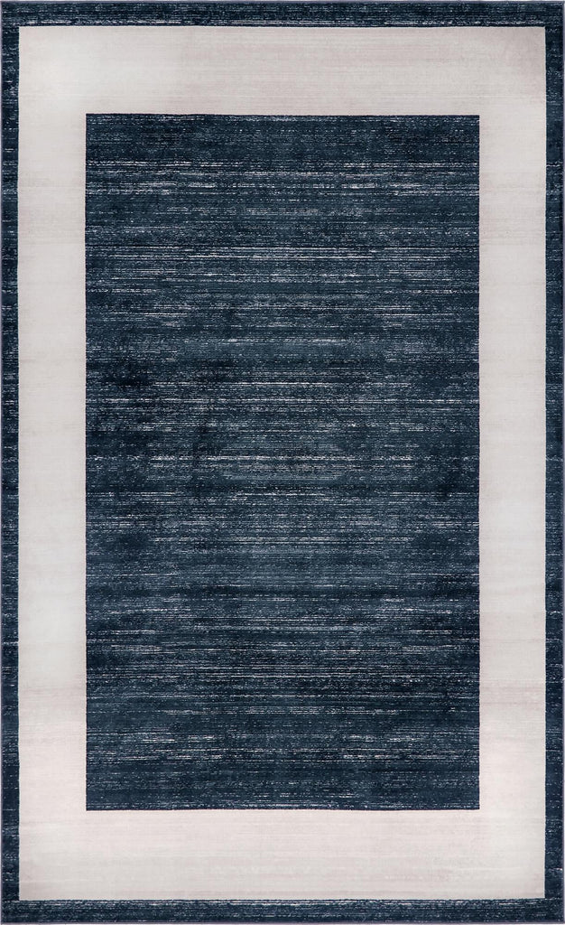 unique loom uptown yorkville uptown  navy blue rug