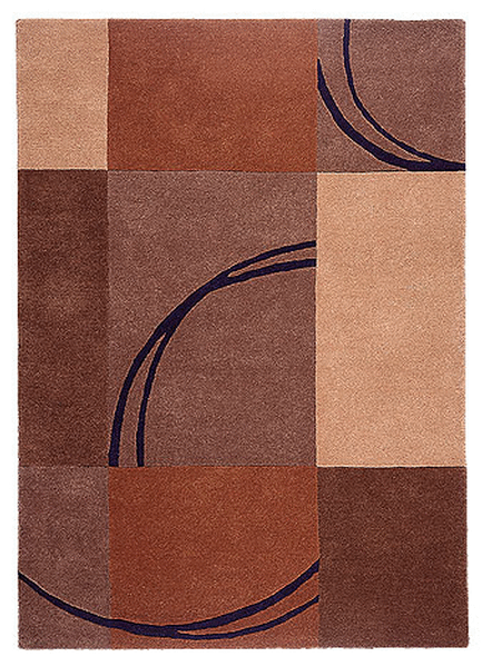 Delos, Inc. Estella 87405 Brown Rug