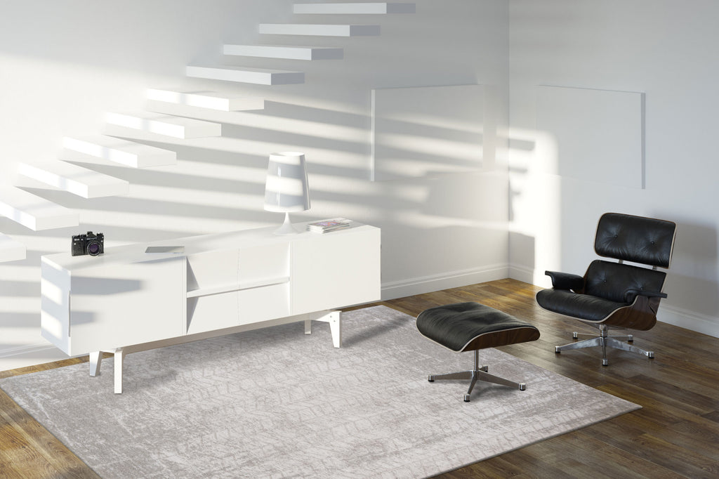 Louis De Poortere Mad Men 8929 White Plains Rug
