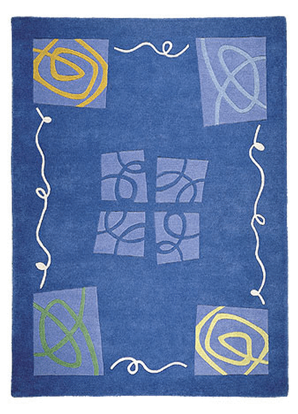 Delos, Inc. Estella 90308 Blue Rug