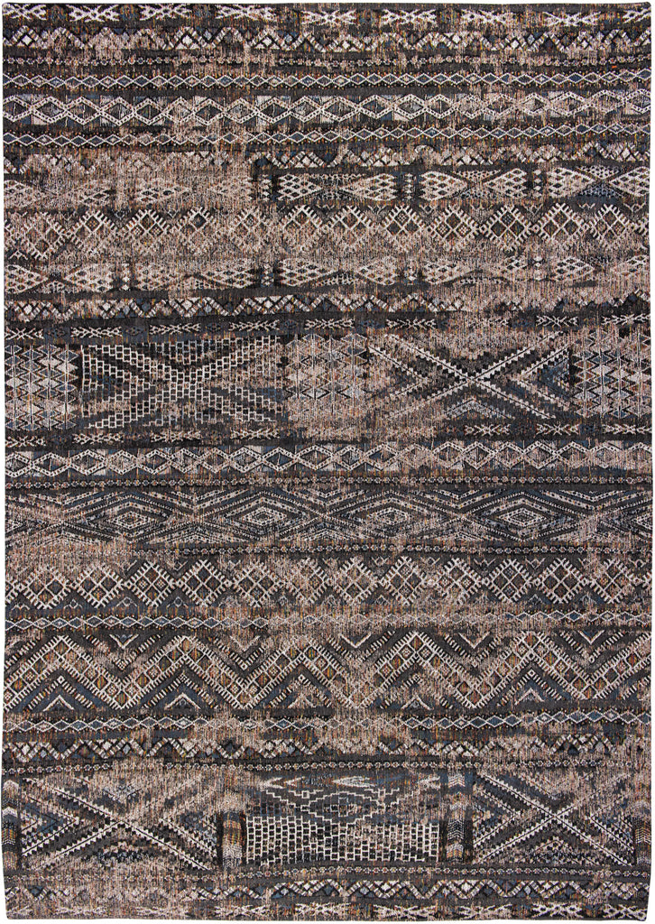 Louis De Poortere Antiquarian 9113 Black Rabat Rug