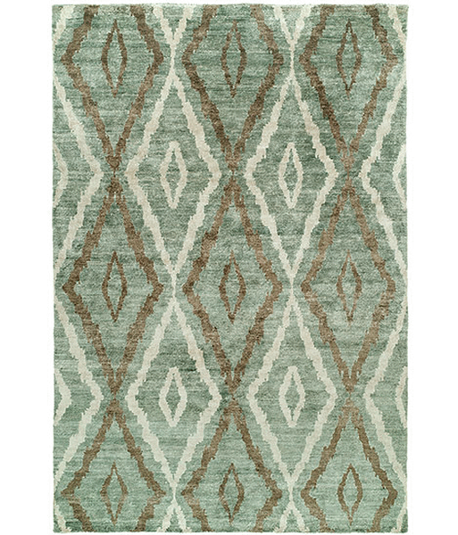 HRI Noble 9131-J Light Green Rug