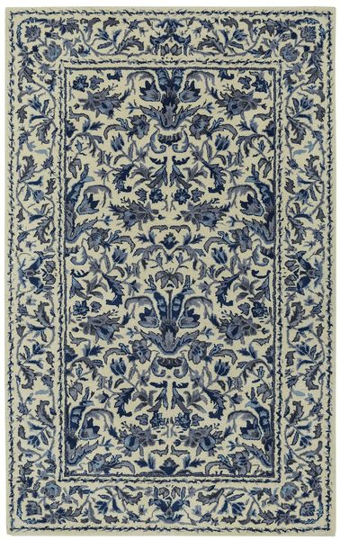 Capel Garden Farms 9249 Cream-Blue Rug