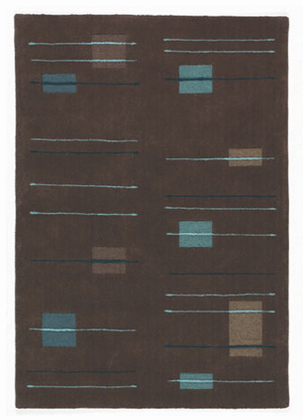 Delos, Inc. Luna 92715 Brown Rug