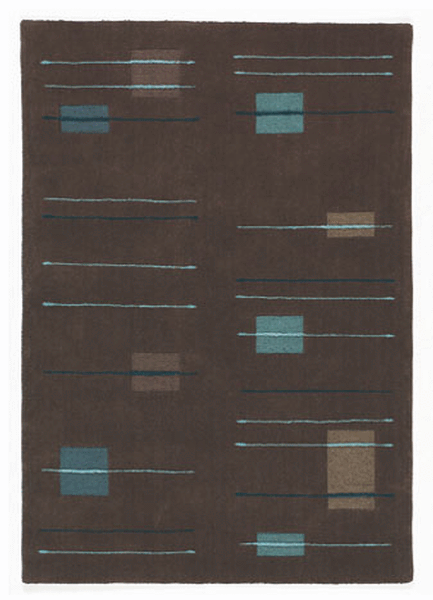 Delos, Inc. Luna 92715 Brown Rug
