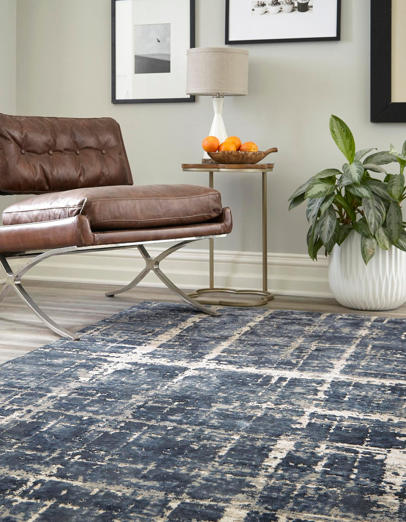 Unique Loom Uptown Lexington Avenue Uptown Navy Blue Rug Rugs Done Right