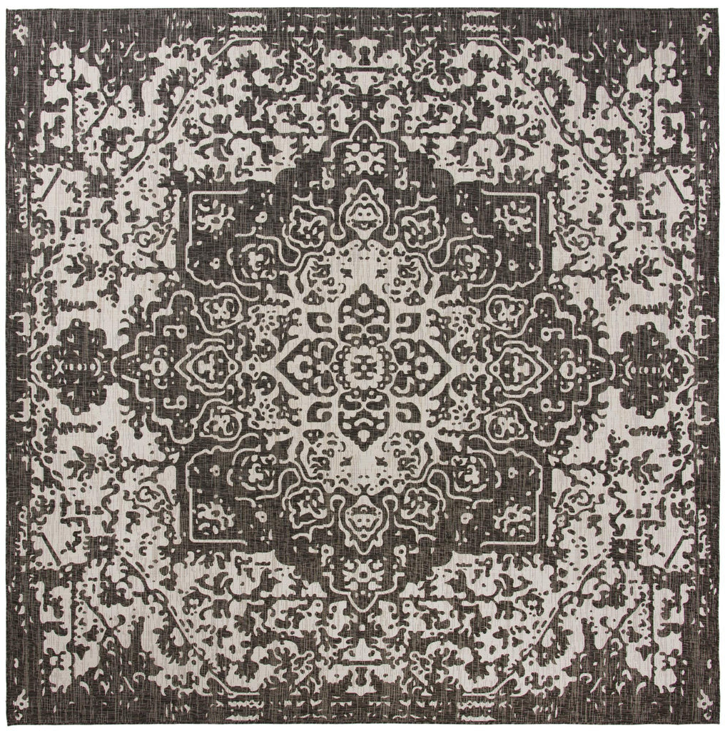 unique loom jill zarin outdoor dubai charcoal gray rug