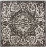 unique loom jill zarin outdoor dubai charcoal gray rug