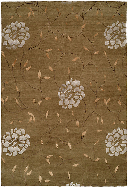 HRI Artistic A122 Green Rug