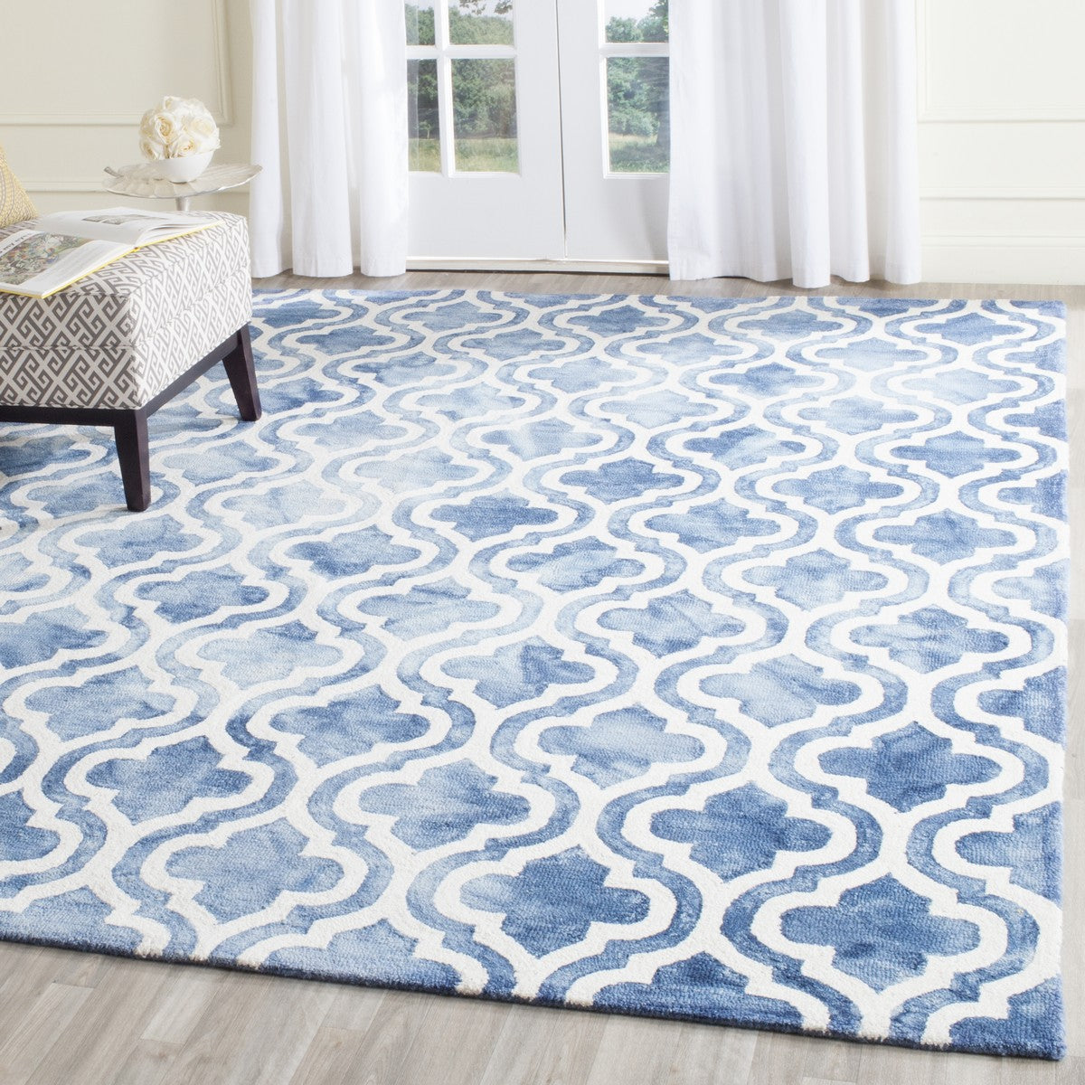 Safavieh Clearance Dip Dye DDY537K Blue Rug