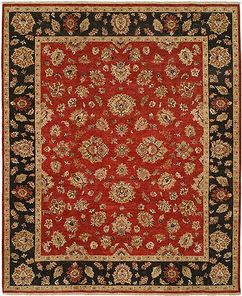 HRI Carlyle A56 Burgundy Rug