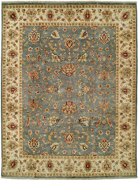HRI Carlyle A61 Light Blue Rug