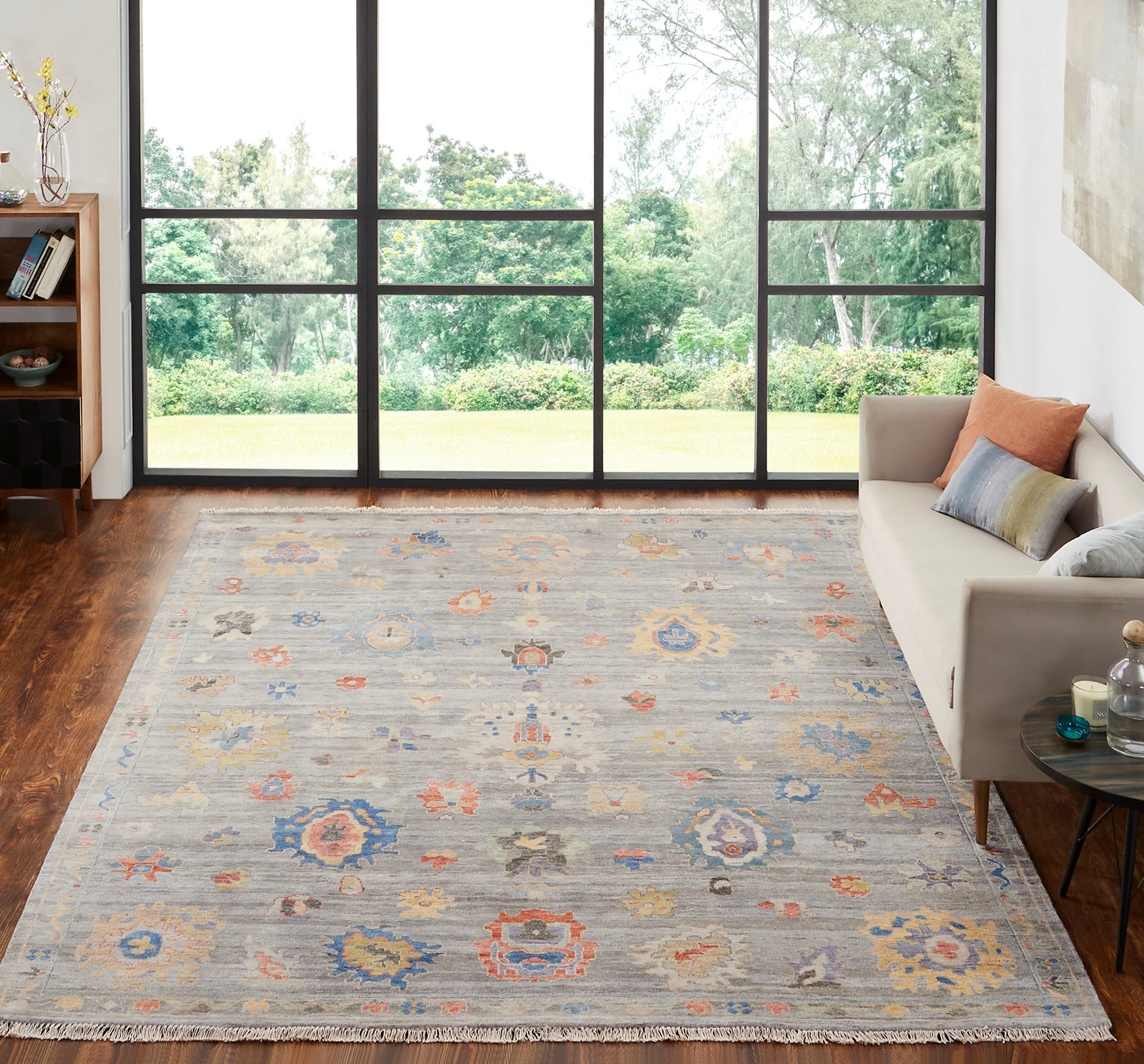 Rugs Done Right Athol AH93 Pearl Grey Multi Rug