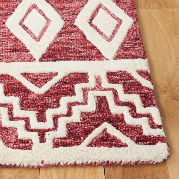 safavieh clearance abstract abt851q red rug