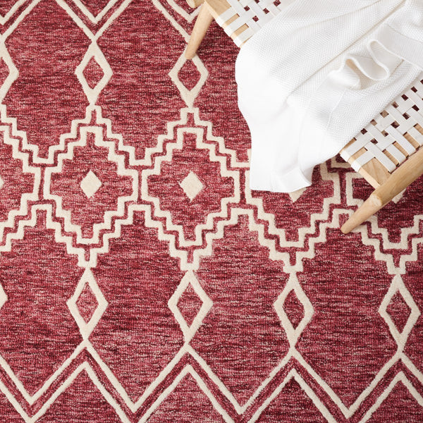 safavieh clearance abstract abt851q red rug