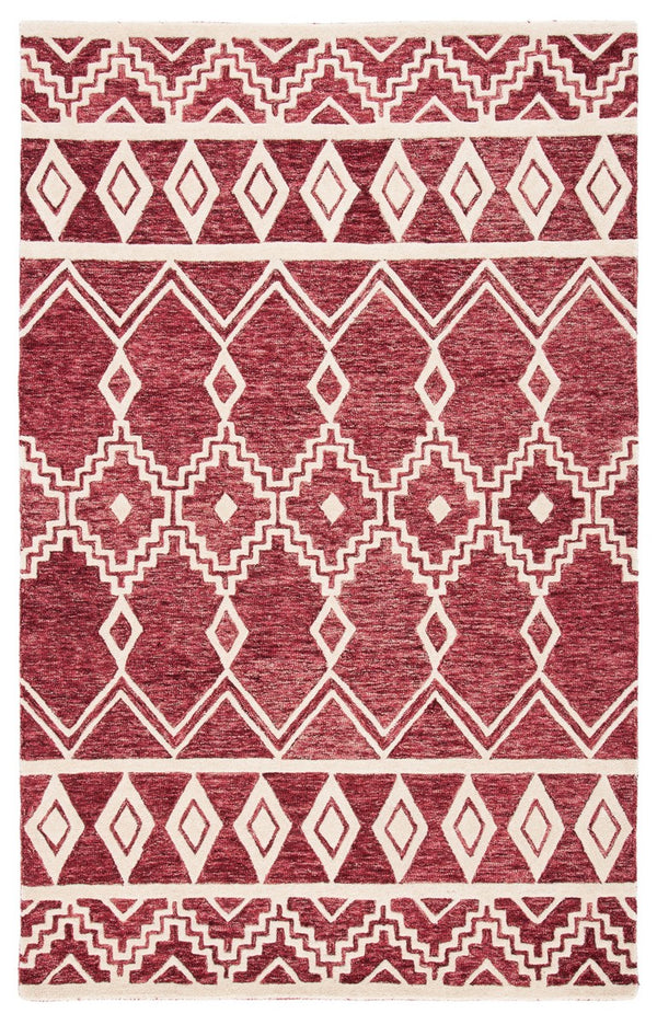 safavieh clearance abstract abt851q red rug