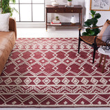 safavieh clearance abstract abt851q red rug