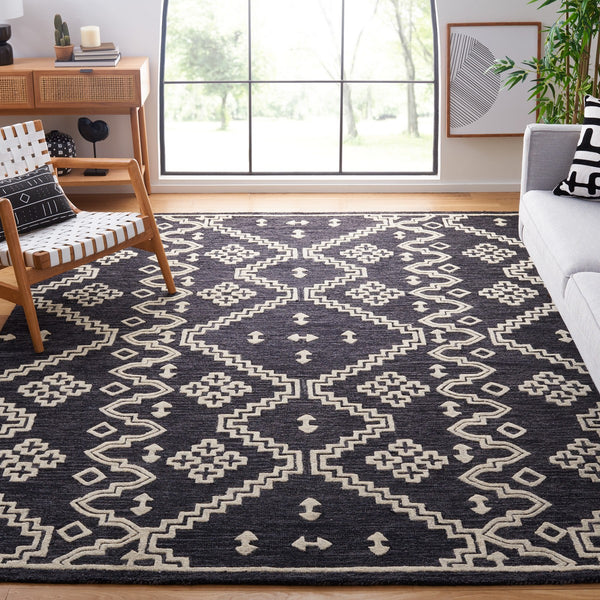 safavieh clearance abstract abt852z black rug