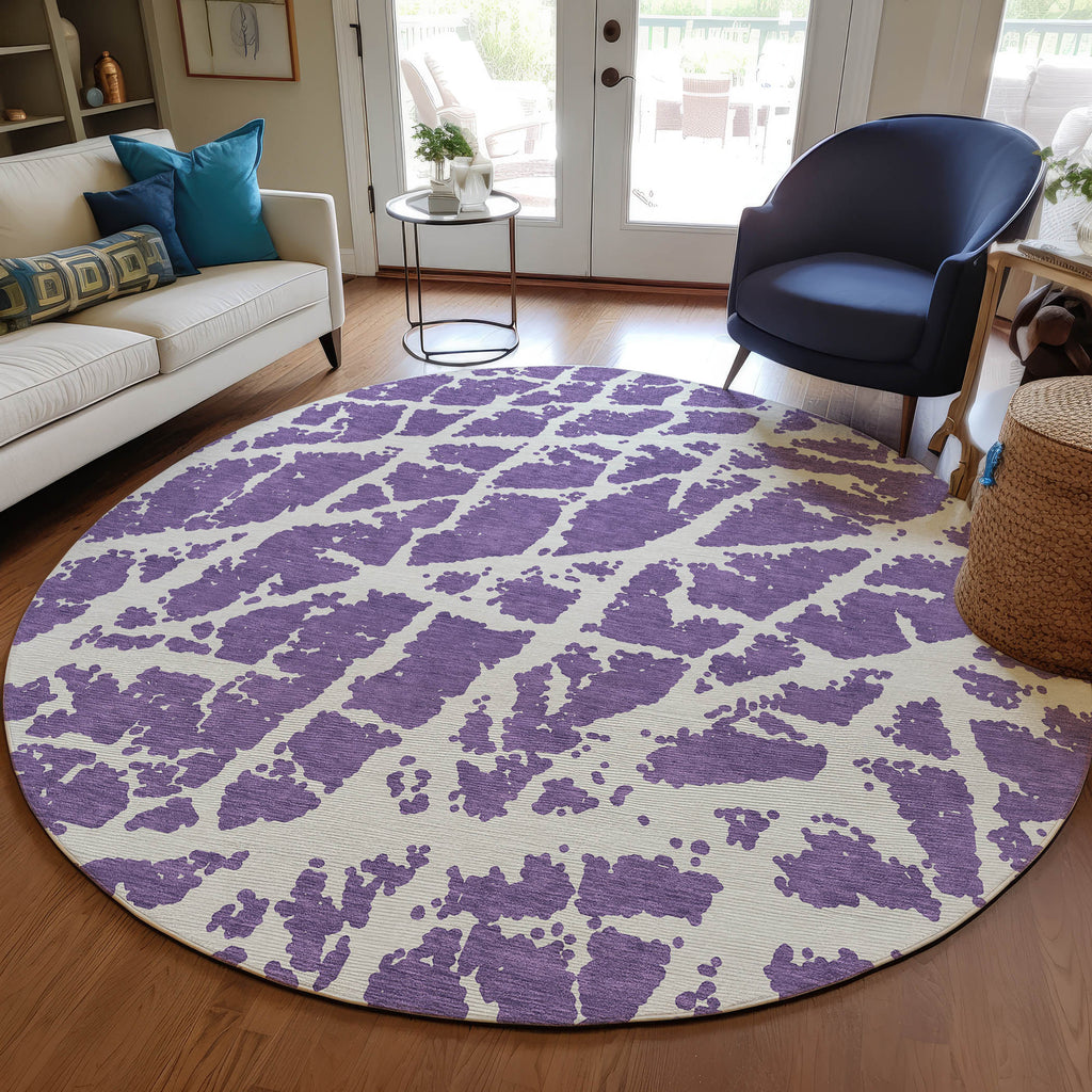 addison chantille acn501 purple rug