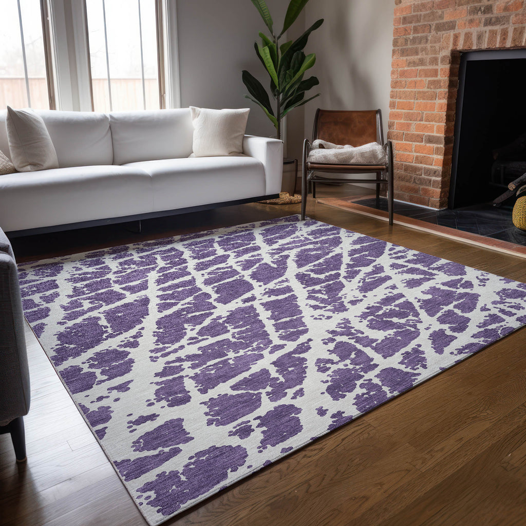 addison chantille acn501 purple rug