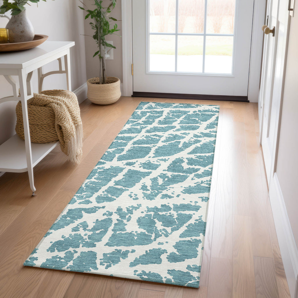 addison chantille acn501 teal rug