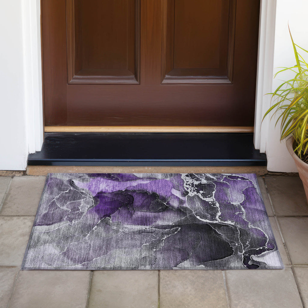 addison chantille acn503 purple rug