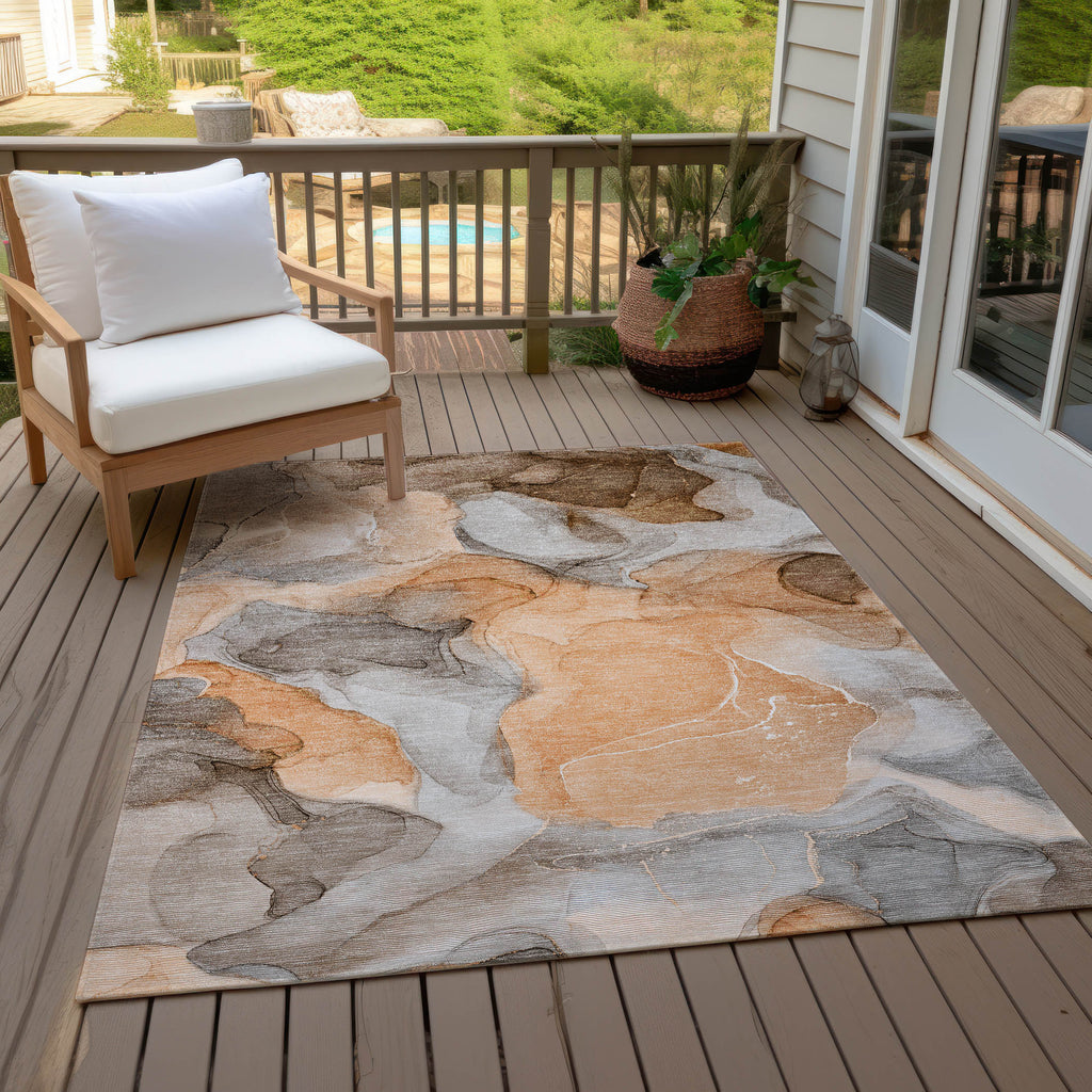 addison chantille acn504 orange rug