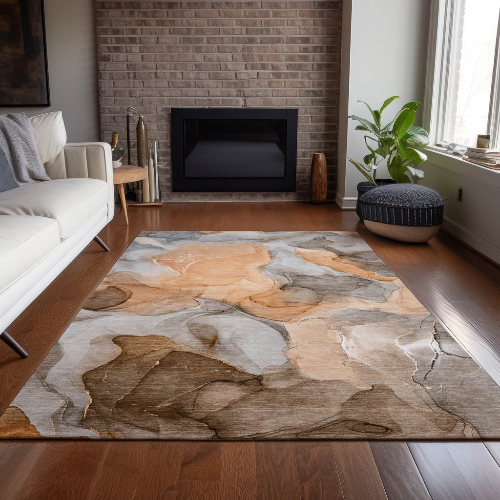 addison chantille acn504 orange rug