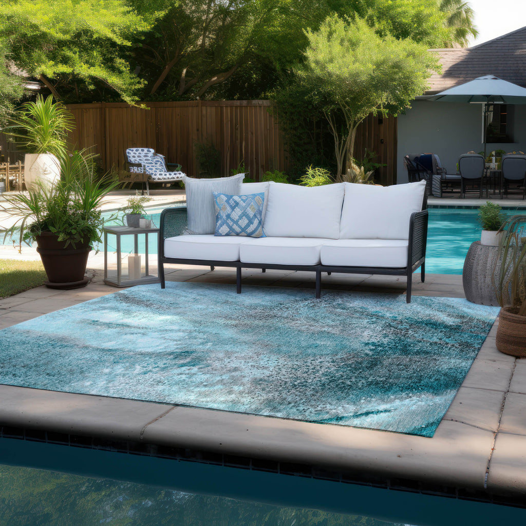 addison chantille acn505 teal rug