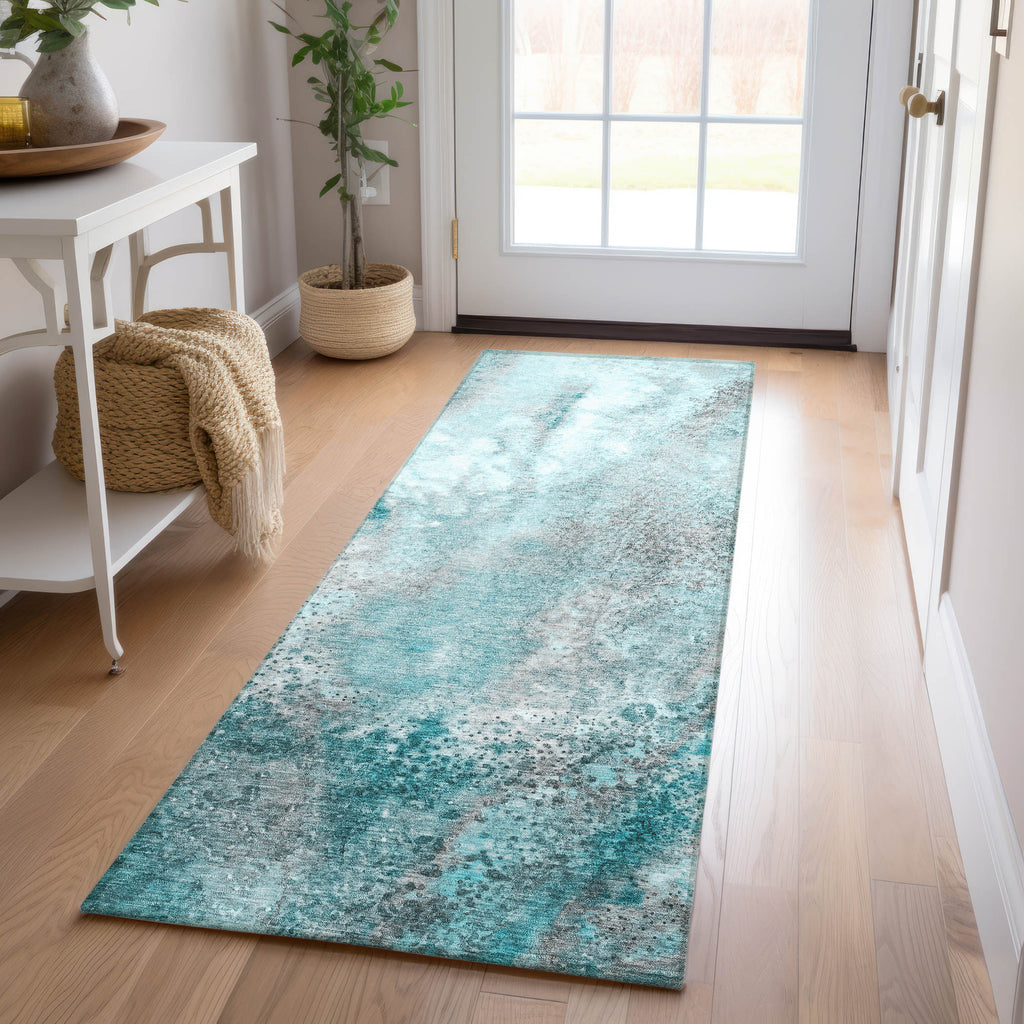 addison chantille acn505 teal rug