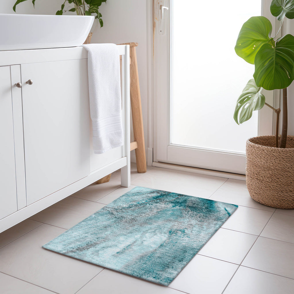 addison chantille acn505 teal rug