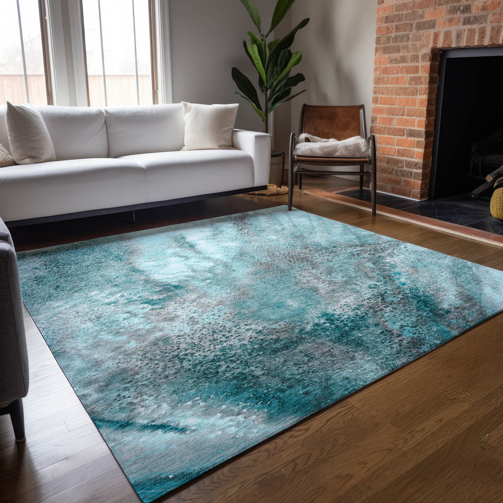 addison chantille acn505 teal rug