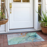 addison chantille acn506 teal rug