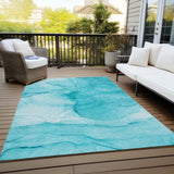 addison chantille acn507 teal rug