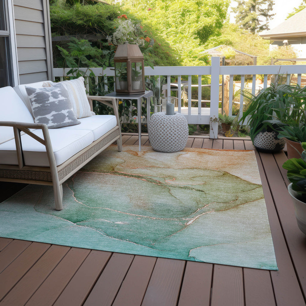 addison chantille acn508 teal rug