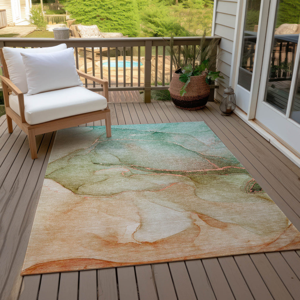 addison chantille acn508 teal rug