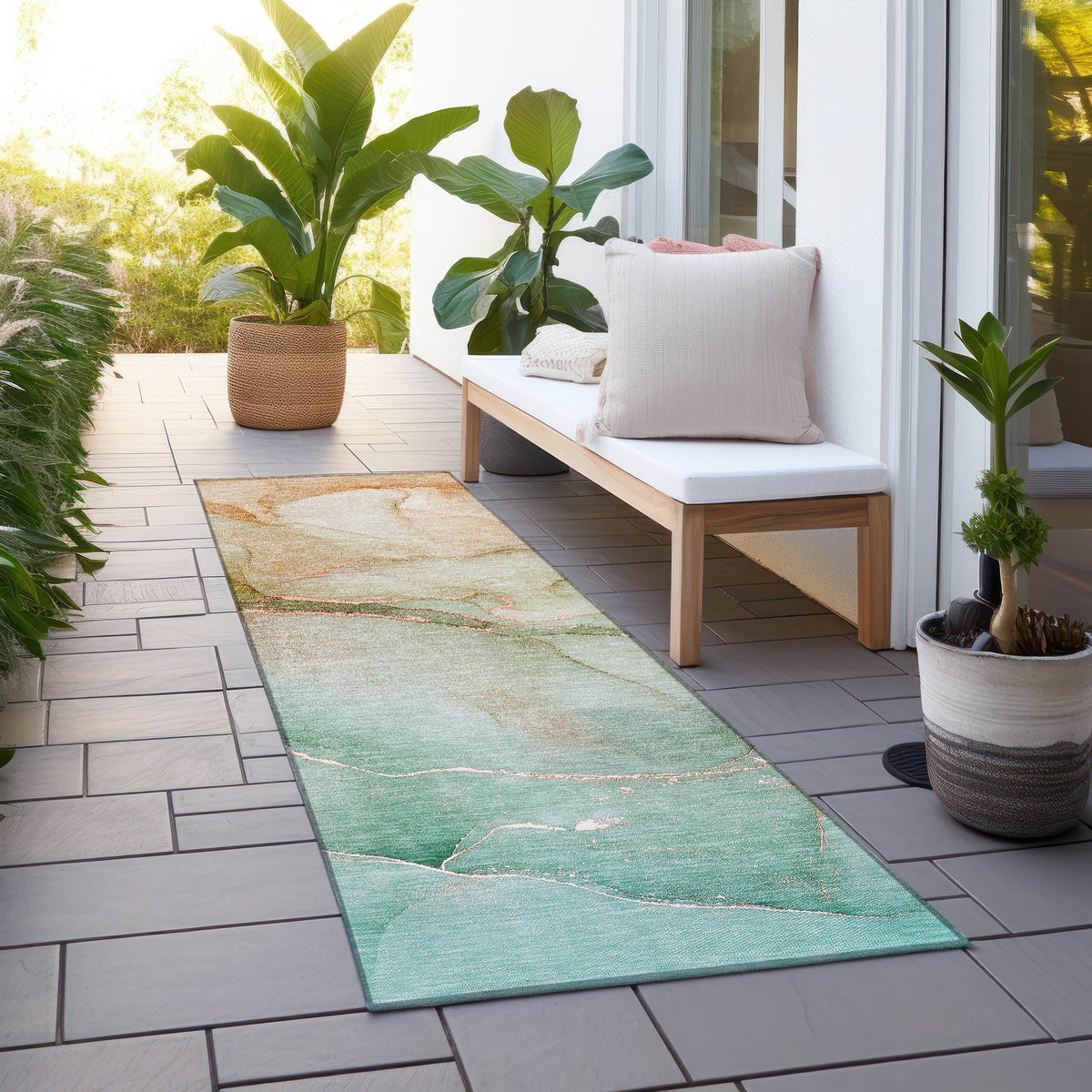 addison chantille acn508 teal rug