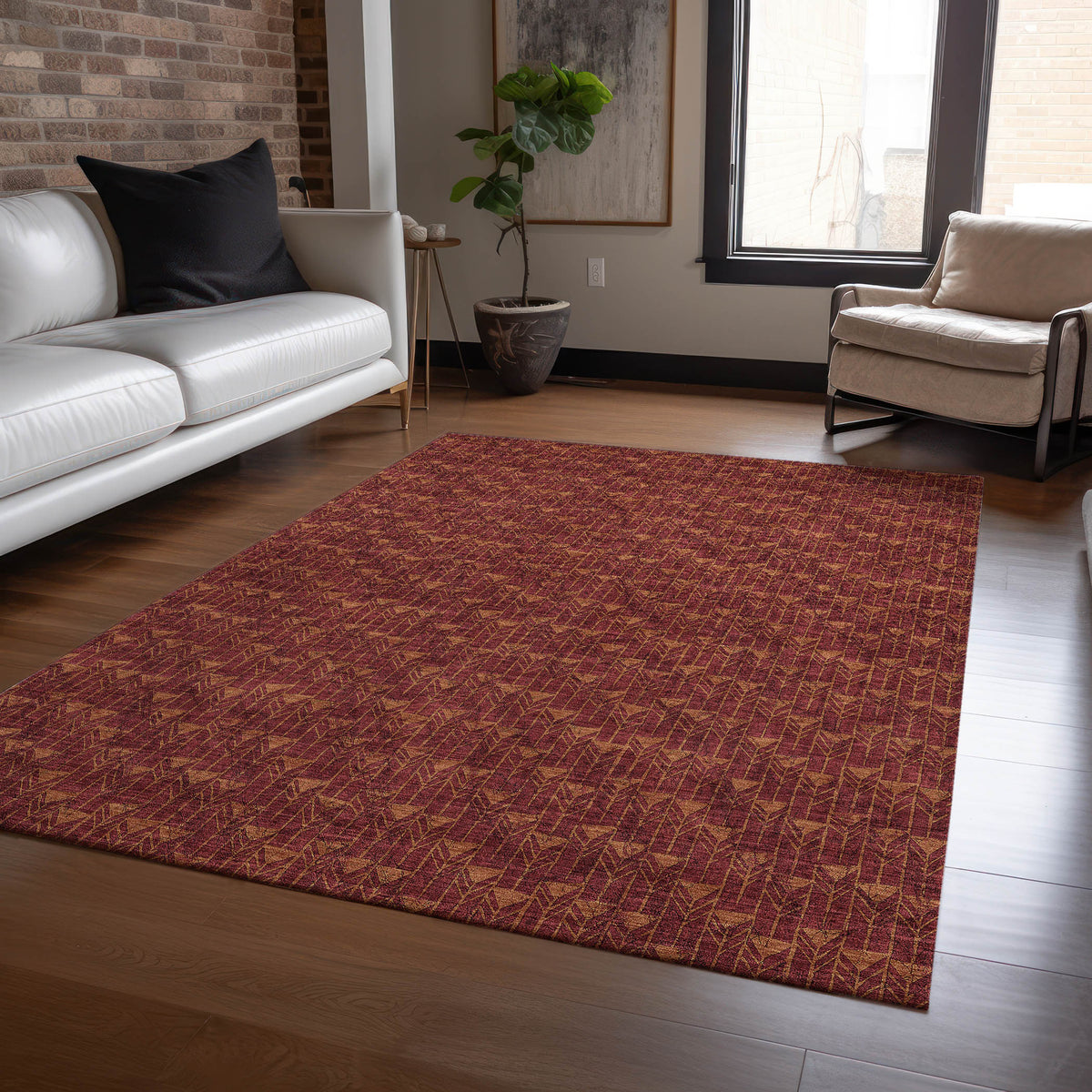 addison chantille acn514 burgundy rug