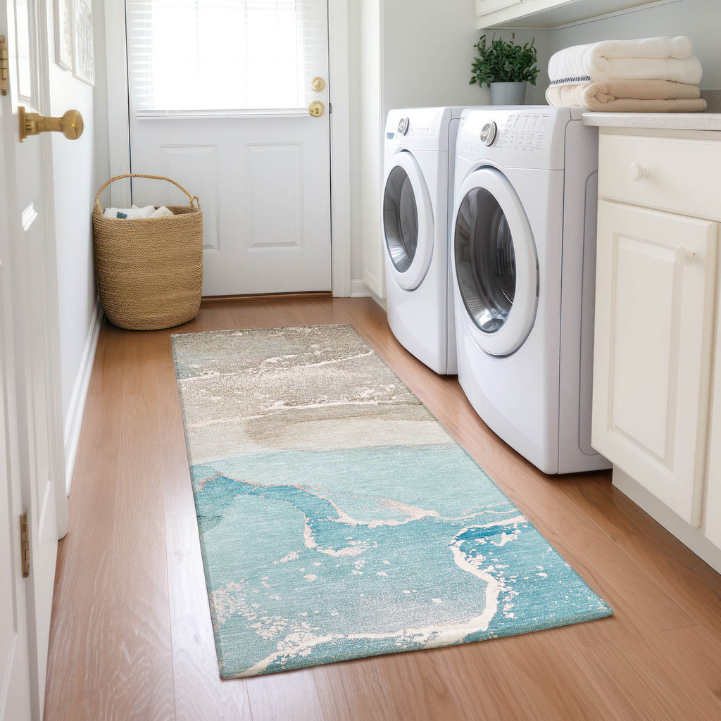 addison chantille acn517 teal rug