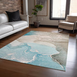 addison chantille acn517 teal rug