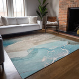 addison chantille acn517 teal rug