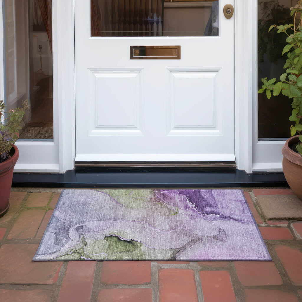 addison chantille acn521 purple rug